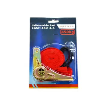 Стяжка крепления груза Vettler (крюк) 4,5м х 25мм 450кг LGSH 450-4,5