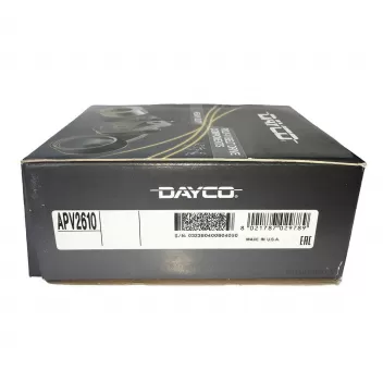 Упаковка и этикетке на коробке ролика APV2610 Dayco